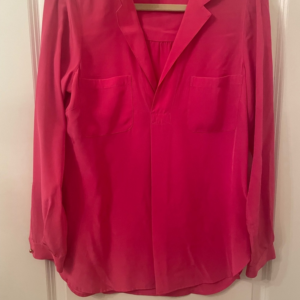Lilly Pulitzer Vibrant Pink Blouse
